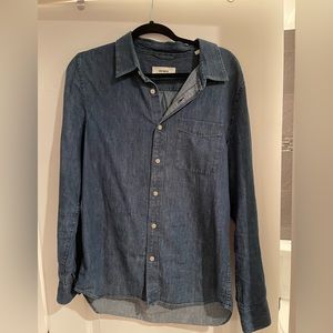 Buck Mason denim shirt medium